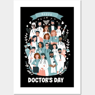 Happy doctor day Posters and Art